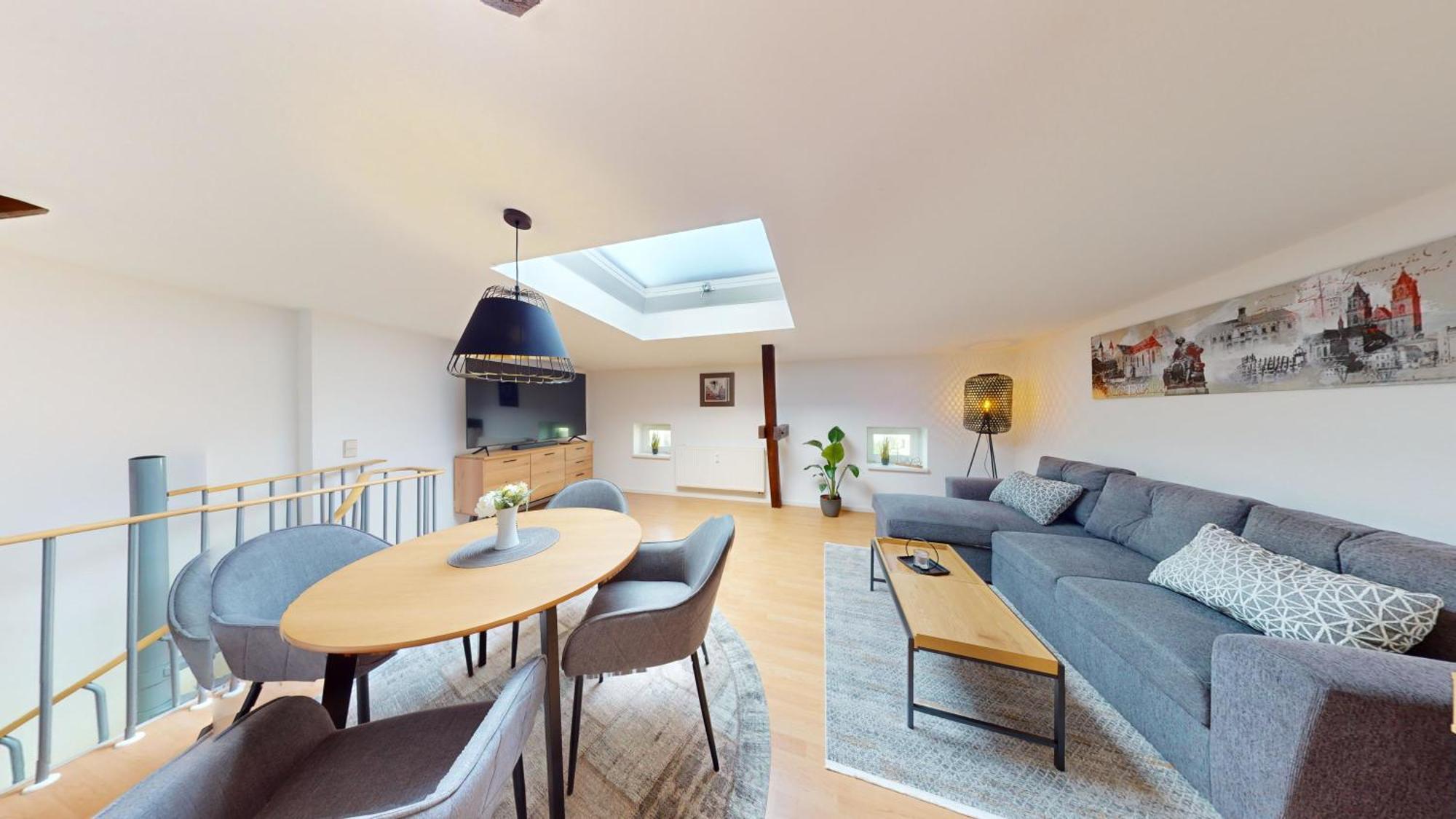 Sweethome - Luxus Apartment Auf 2 Etagen Magdeburg Dış mekan fotoğraf